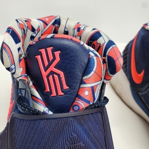 Nike Kyrie 6 “Team USA” Blue Red White Shoes Men Size 9 Irving BQ4630-402 - Picture 6 of 16